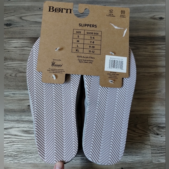 Born Womens Spring Form Footbed Pink Comfort Slippers Size Medium 7 - 8 - Picture 4 of 4